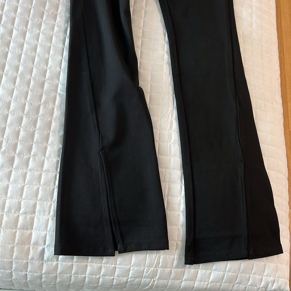 Revolve / Commense Black Split Hem Pants - image 6
